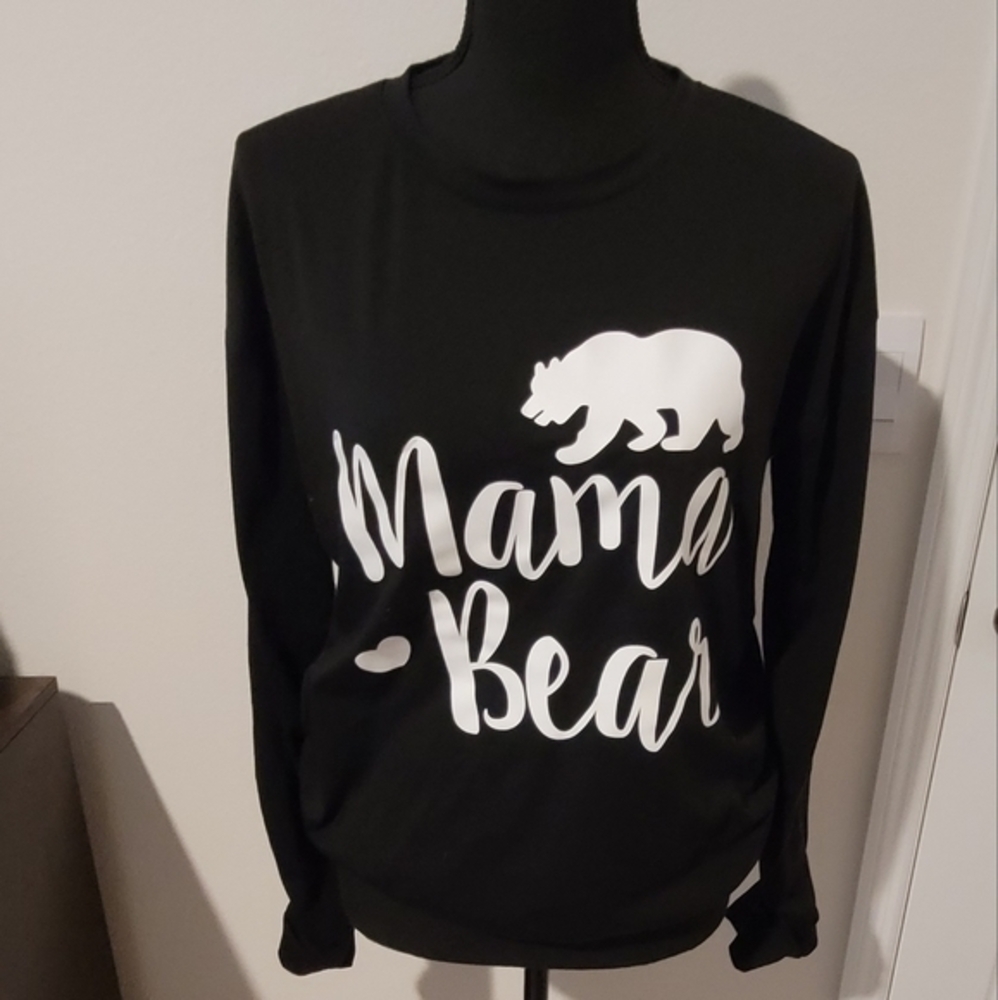 'Mama Bear' long-sleeved shirt